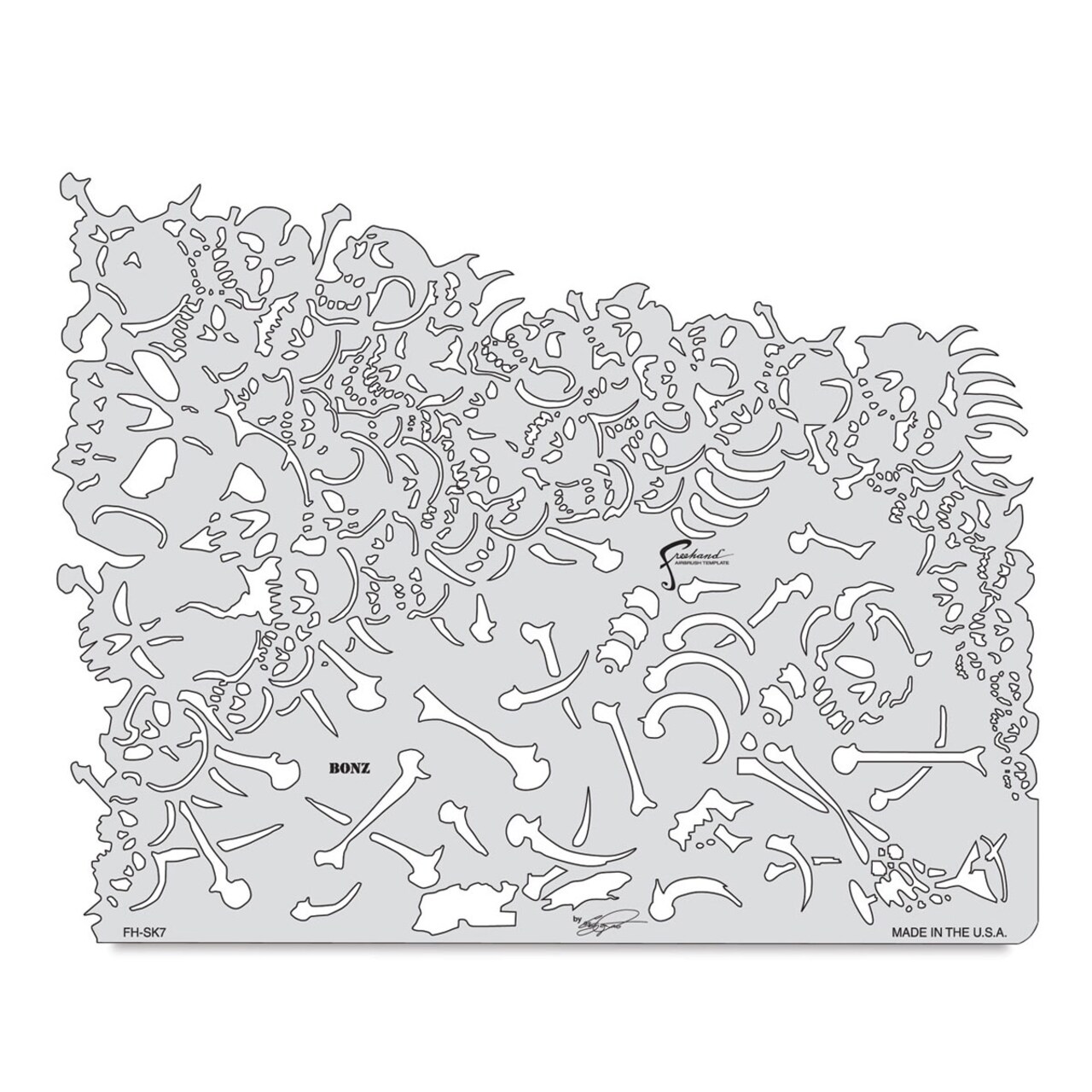 Iwata Artool Freehand Template - Son of Skull Master The Bonz